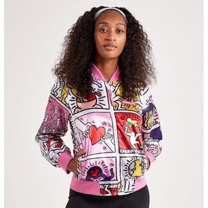 Keith Haring Members Only TOKYO Pop Jacket LARGE Windbreaker NWT